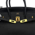 HERMES BIRKIN 25 BLACK TOGO HAND BAG □P GHW 90293283 - PURPOSE
