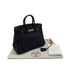 HERMES BIRKIN 25 BLACK TOGO HAND BAG □P GHW 90293283 - PURPOSE