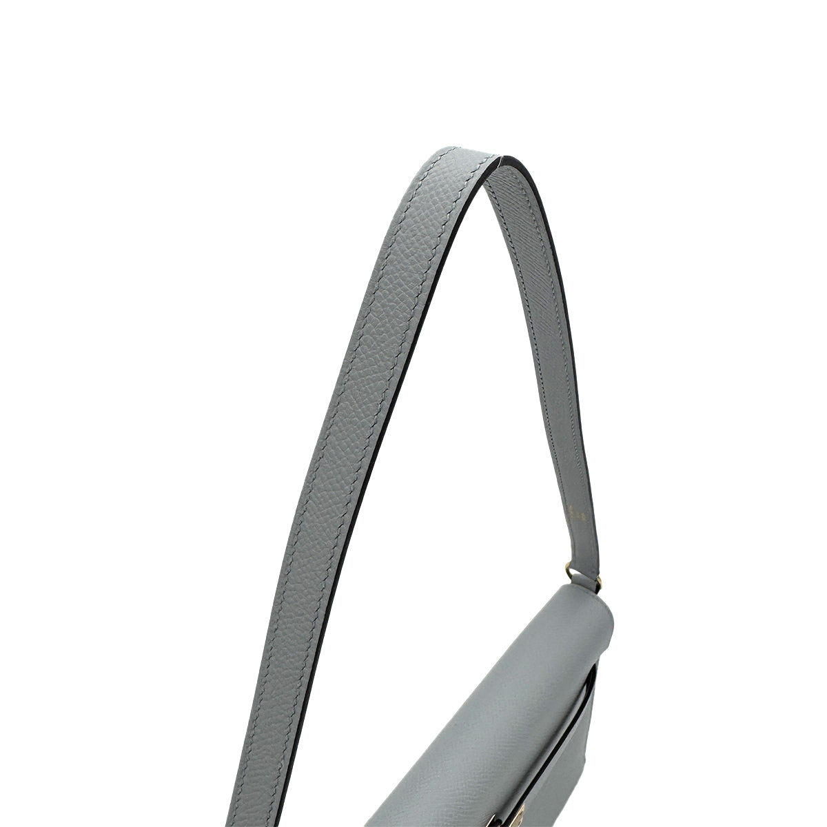 HERMES KELLY ELAN GRIS MOUETTE EPSOM CLUTCH SHOULDER BAG K GHW 90293292