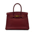 HERMES BIRKIN 30 ROUGE H TOGO HAND BAG □E GHW 90293293 - PURPOSE