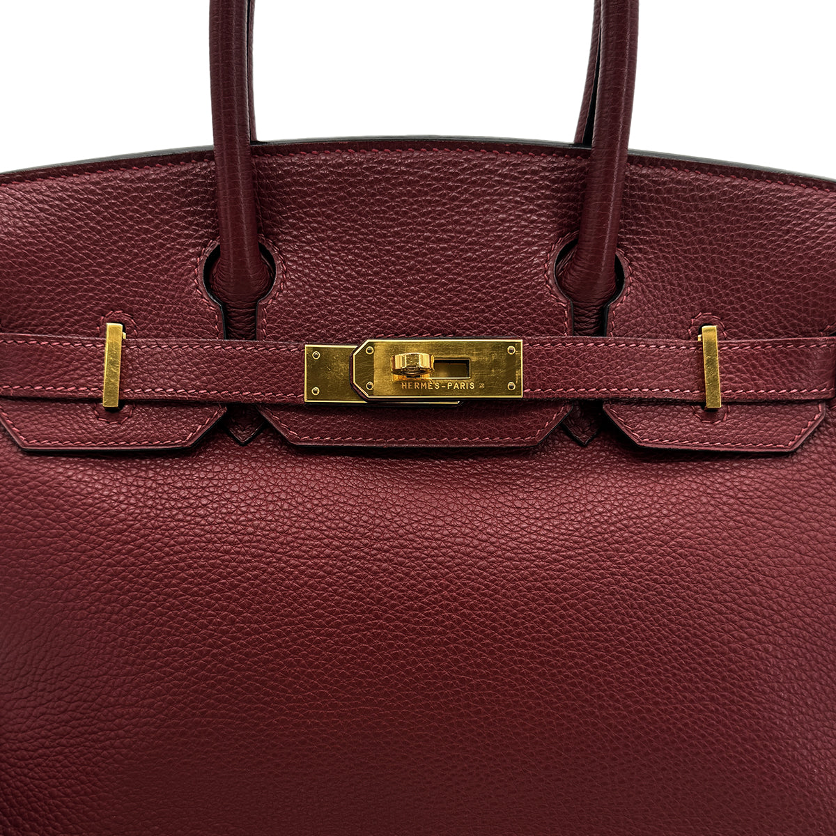 HERMES BIRKIN 30 ROUGE H TOGO HAND BAG □E GHW 90293293