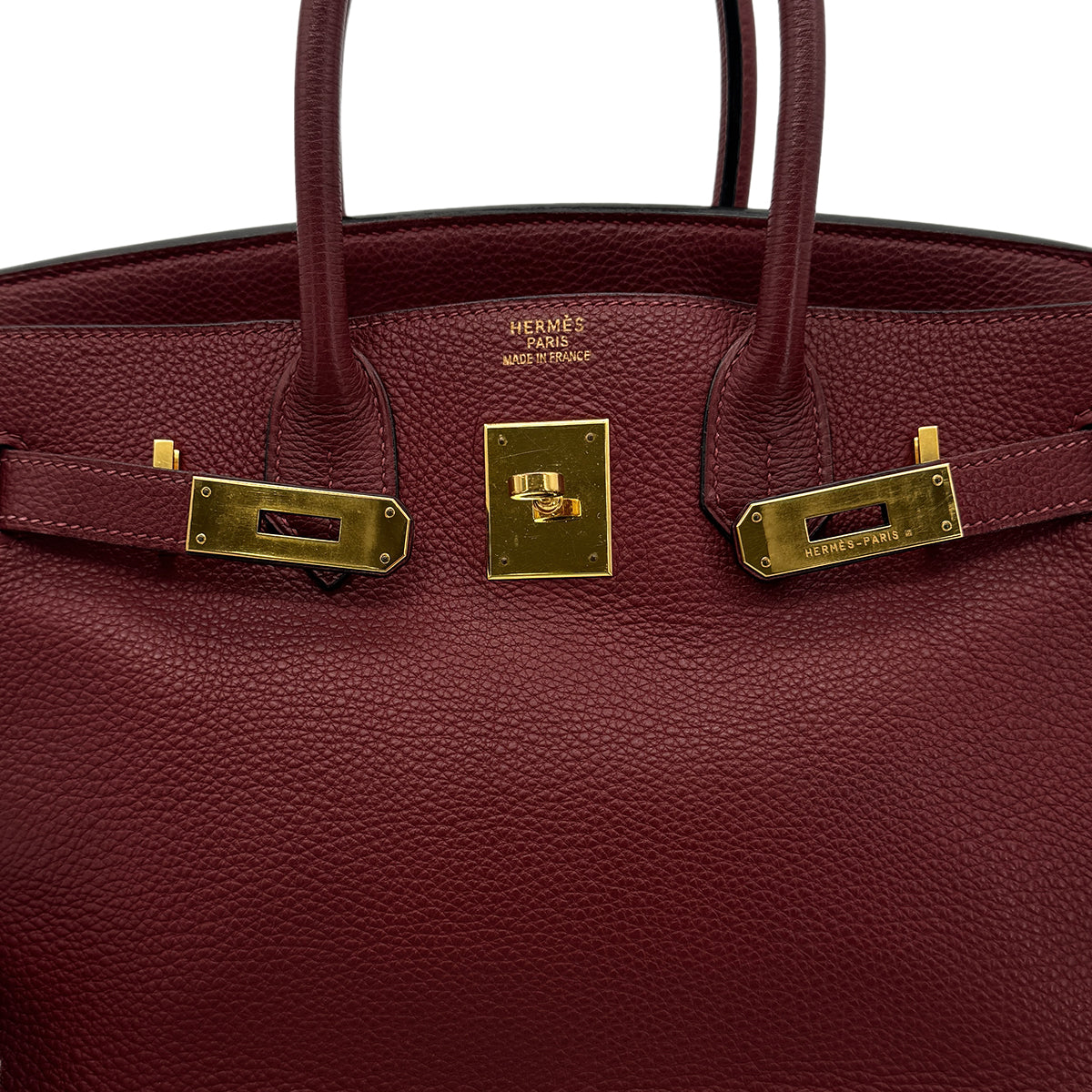HERMES BIRKIN 30 ROUGE H TOGO HAND BAG □E GHW 90293293