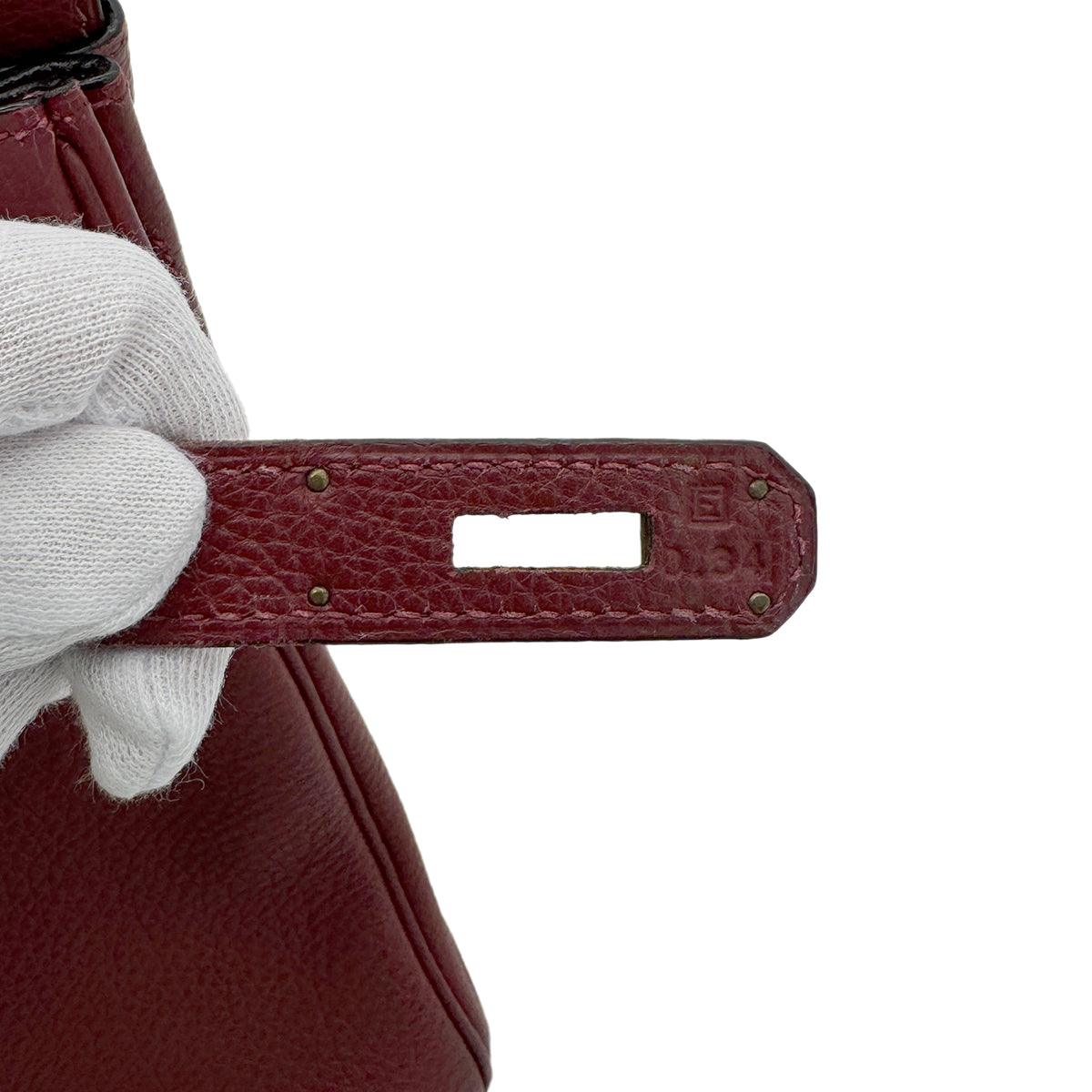 HERMES BIRKIN 30 ROUGE H TOGO HAND BAG □E GHW 90293293