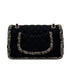 CHANEL MATELASSE CHAIN SHOULDER BAG BLACK CANVAS TWEED 90293294 - PURPOSE