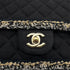 CHANEL MATELASSE CHAIN SHOULDER BAG BLACK CANVAS TWEED 90293294 - PURPOSE