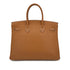 HERMES BIRKIN 35 GOLD TOGO HAND BAG □G GHW 90293295 - PURPOSE