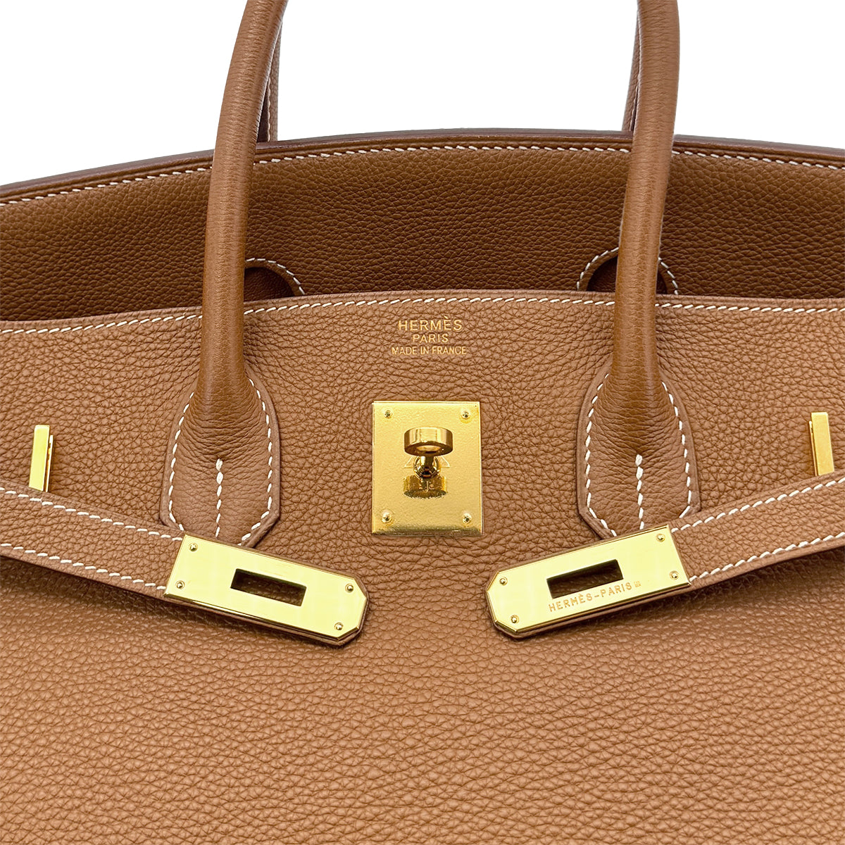 HERMES BIRKIN 35 GOLD TOGO HAND BAG □G GHW 90293295