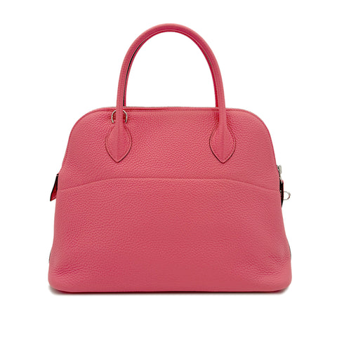 HERMES BOLIDE 31 ROSE AZALEE TAURILLON CLEMENCE HAND SHOULDER BAG Y SHW 90293297 - PURPOSE