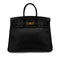 HERMES BIRKIN 35 BLACK ARDENNES HAND BAG □E GHW 90293298 - PURPOSE