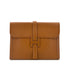 HERMES JIGE GM GOLD COUCHEVEL CLUTCH BAG 〇W 90293299 - PURPOSE