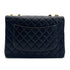 CHANEL VINTAGE JUMBO MATELASSE 30 CHAIN SHOULDER BAG NAVY LAMB SKIN 90293300 - PURPOSE