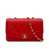 CHANEL VINTAGE DIANA SMALL CHAIN SHOULDER BAG RED LAMB SKIN 90293301 - PURPOSE