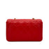 CHANEL VINTAGE DIANA SMALL CHAIN SHOULDER BAG RED LAMB SKIN 90293301 - PURPOSE