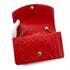 CHANEL VINTAGE DIANA SMALL CHAIN SHOULDER BAG RED LAMB SKIN 90293301 - PURPOSE