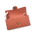 CHANEL VINTAGE EAST WEST CHAIN SHOULDER BAG ORANGE CAVIAR SKIN 90293302 - PURPOSE