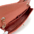 CHANEL VINTAGE EAST WEST CHAIN SHOULDER BAG ORANGE CAVIAR SKIN 90293302 - PURPOSE