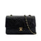 CHANEL VINTAGE CLASSIC FLAP SMALL CHAIN SHOULDER BAG BLACK LAMB SKIN 90293303 - PURPOSE
