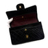 CHANEL VINTAGE CLASSIC FLAP SMALL CHAIN SHOULDER BAG BLACK LAMB SKIN 90293303 - PURPOSE