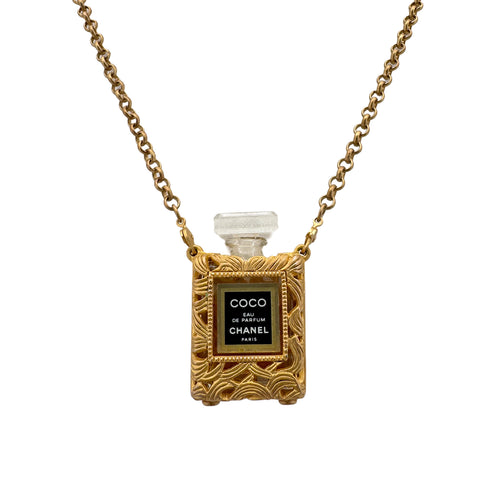 CHANEL VINTAGE NECKLACE COCO EAU DE PERFUME ACCESSORY 90293305 - PURPOSE