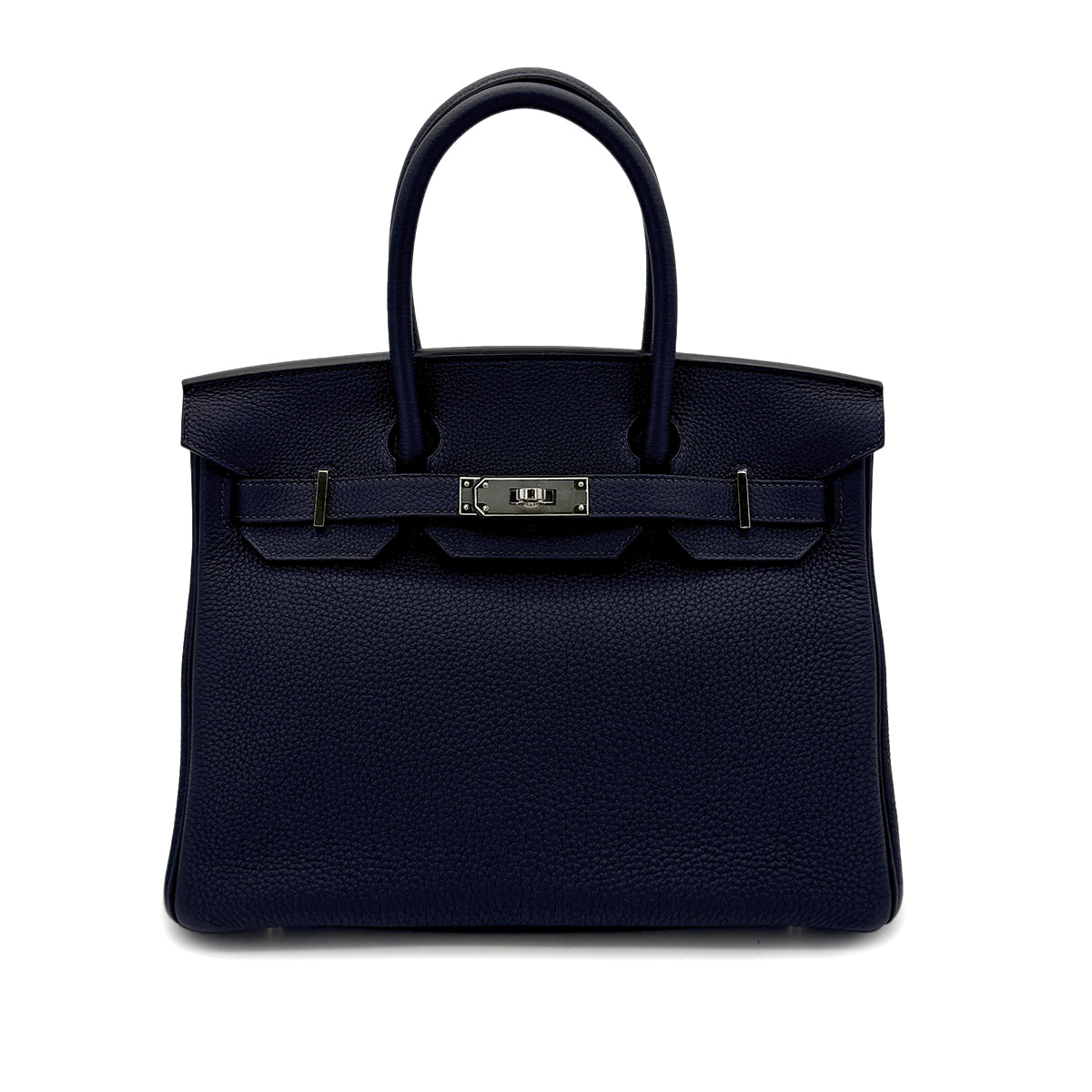 HERMES BIRKIN 30 BLUE NUIT TOGO HAND BAG D SHW 90293499
