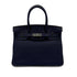 HERMES BIRKIN 30 BLUE NUIT TOGO HAND BAG D SHW 90293499 - PURPOSE