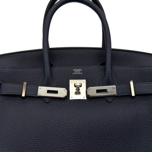 HERMES BIRKIN 30 BLUE NUIT TOGO HAND BAG D SHW 90293499 - PURPOSE
