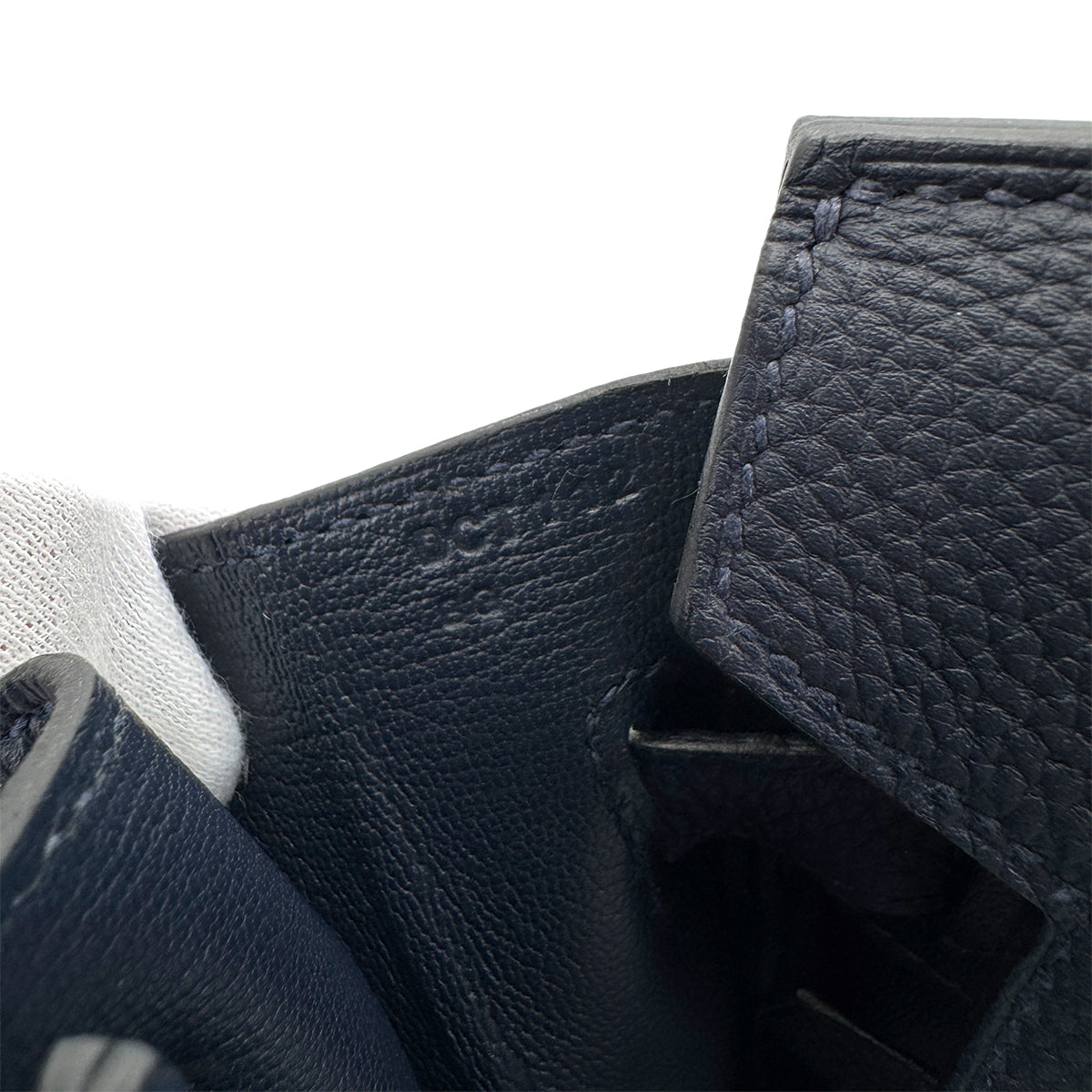 HERMES BIRKIN 30 BLUE NUIT TOGO HAND BAG D SHW 90293499