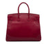 HERMES BIRKIN 35 GHILLIES RUBIS TADELAKT HAND BAG □Q GHW 90293501 - PURPOSE