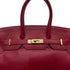 HERMES BIRKIN 35 GHILLIES RUBIS TADELAKT HAND BAG □Q GHW 90293501 - PURPOSE