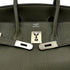 HERMES BIRKIN 35 VERT OLIVE TAURILLON CLEMENCE HAND BAG □E SHW 90293503 - PURPOSE