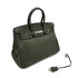 HERMES BIRKIN 35 VERT OLIVE TAURILLON CLEMENCE HAND BAG □E SHW 90293503 - PURPOSE