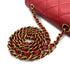 CHANEL VINTAGE DIANA SMALL CHAIN SHOULDER BAG RED CAVIAR SKIN 90293507 - PURPOSE