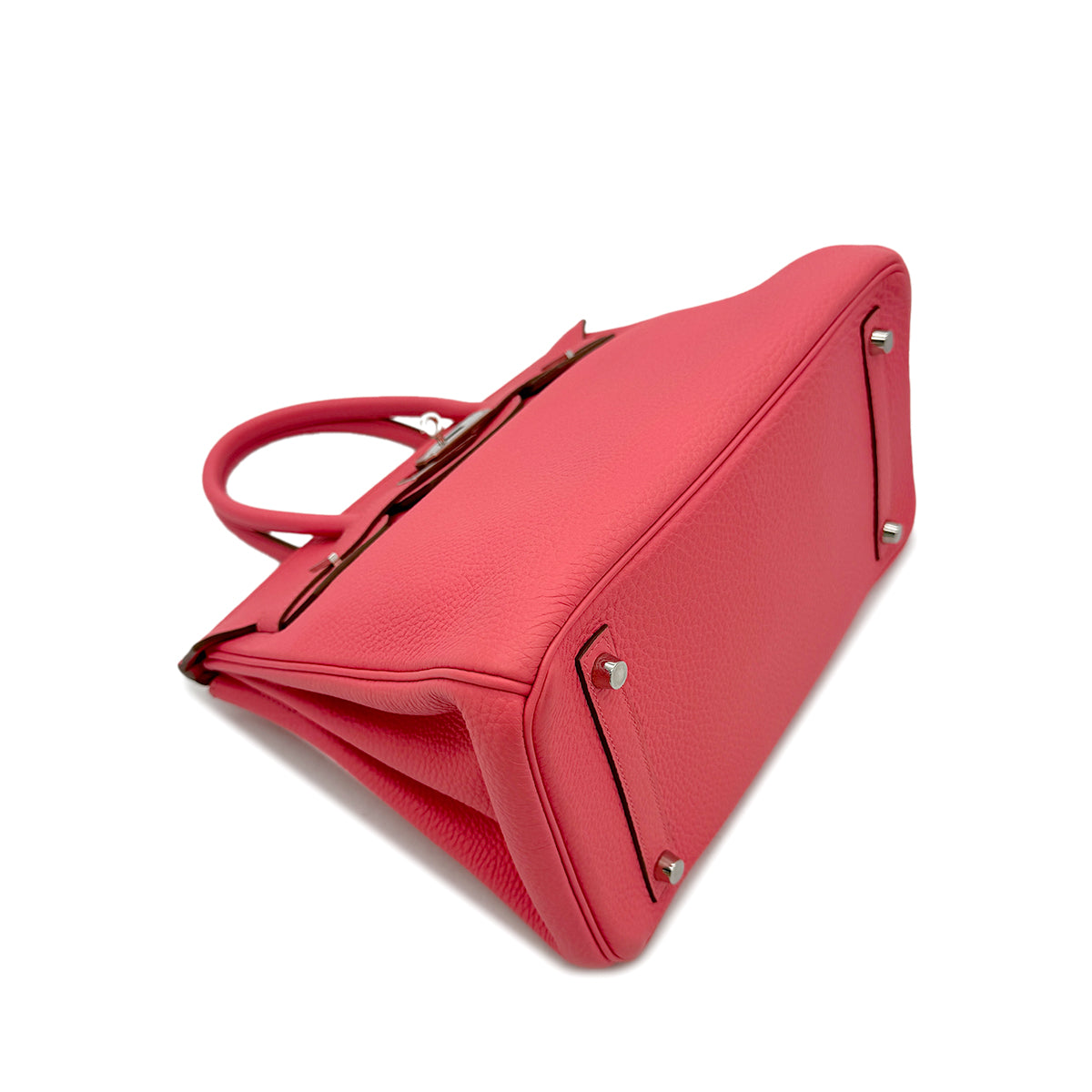 HERMES BIRKIN 30 ROSE LIPSTICK TOGO HAND BAG □Q SHW 90293510
