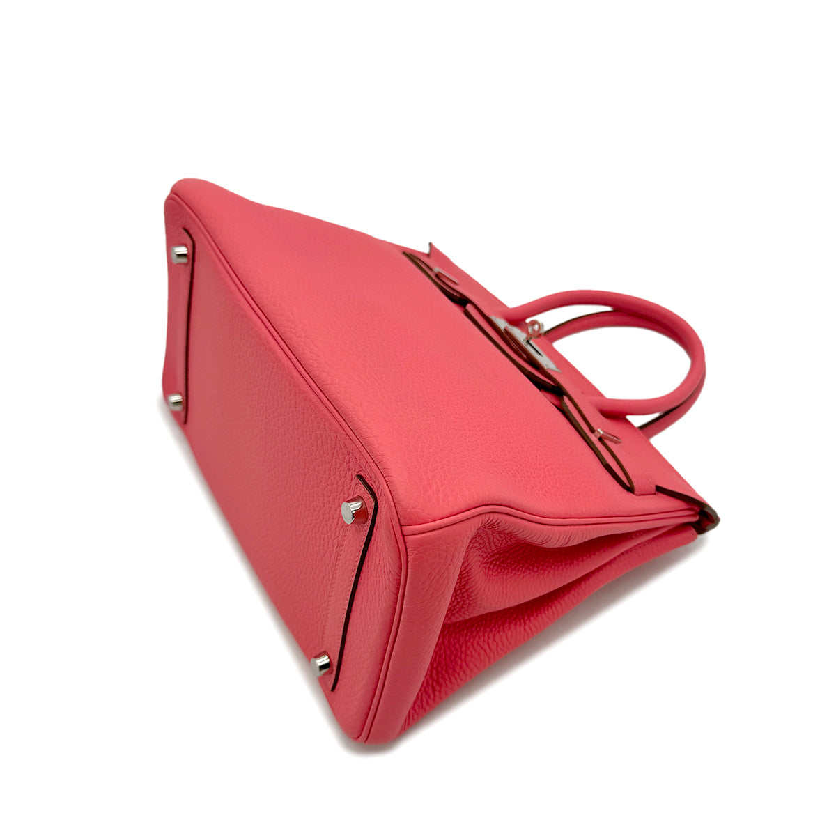 HERMES BIRKIN 30 ROSE LIPSTICK TOGO HAND BAG □Q SHW 90293510