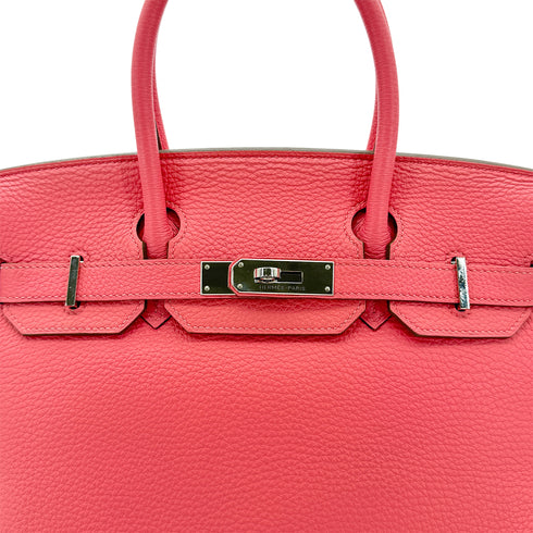 HERMES BIRKIN 30 ROSE LIPSTICK TOGO HAND BAG □Q SHW 90293510 - PURPOSE
