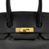 HERMES BIRKIN 35 BLACK ARDENNES HAND BAG □F GHW 90293511 - PURPOSE