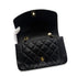 CHANEL VINTAGE DIANA SMALL CHAIN SHOULDER BAG BLACK LAMB SKIN 90293513 - PURPOSE