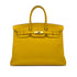 HERMES BIRKIN 35 JAUNE TAURILLON CLEMENCE HAND BAG □G GHW 90293516 - PURPOSE