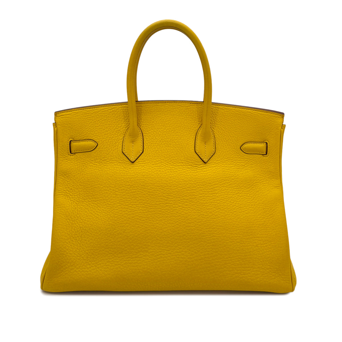 HERMES BIRKIN 35 JAUNE TAURILLON CLEMENCE HAND BAG □G GHW 90293516