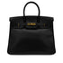 HERMES BIRKIN 35 BLACK ARDENNES HAND BAG □B GHW 90293521 - PURPOSE
