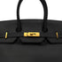 HERMES BIRKIN 35 BLACK ARDENNES HAND BAG □B GHW 90293521 - PURPOSE