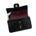 CHANEL VINTAGE CLASSIC FLAP SMALL CHAIN SHOULDER BAG BLACK LAMB SKIN 90293524 - PURPOSE