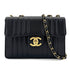 CHANEL VINTAGE MADEMOISELLE CHAIN SHOULDER BAG BLACK CAVIAR SKIN 90293534 - PURPOSE