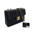 CHANEL VINTAGE MADEMOISELLE CHAIN SHOULDER BAG BLACK CAVIAR SKIN 90293534 - PURPOSE