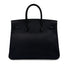 HERMES BIRKIN 35 BLACK VACHE LIEGE HAND BAG □B GHW 90293537 - PURPOSE