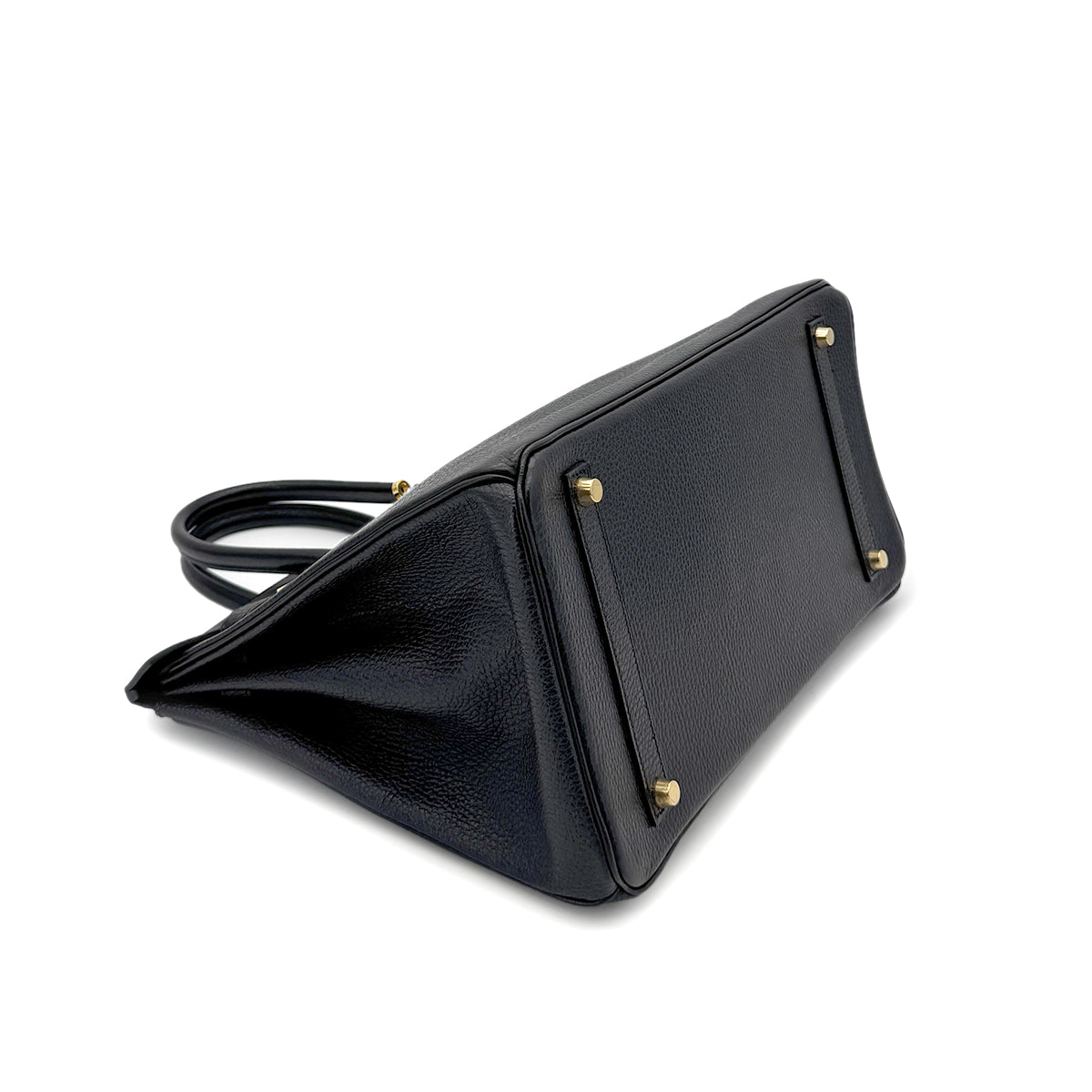 HERMES BIRKIN 35 BLACK VACHE LIEGE HAND BAG □B GHW 90293537