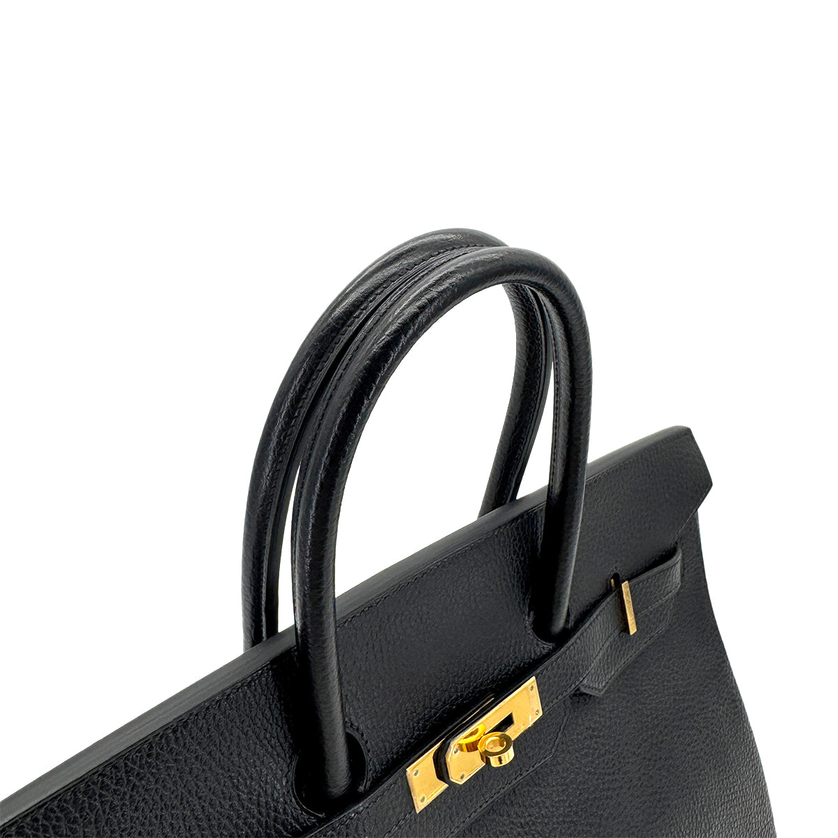 HERMES BIRKIN 35 BLACK VACHE LIEGE HAND BAG □B GHW 90293537