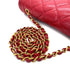 CHANEL VINTAGE DIANA MEDIUM CHAIN SHOULDER BAG RED CAVIAR SKIN 90293549 - PURPOSE