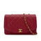 CHANEL VINTAGE DIANA MEDIUM CHAIN SHOULDER BAG RED CAVIAR SKIN 90293550 - PURPOSE