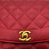 CHANEL VINTAGE DIANA MEDIUM CHAIN SHOULDER BAG RED CAVIAR SKIN 90293550 - PURPOSE